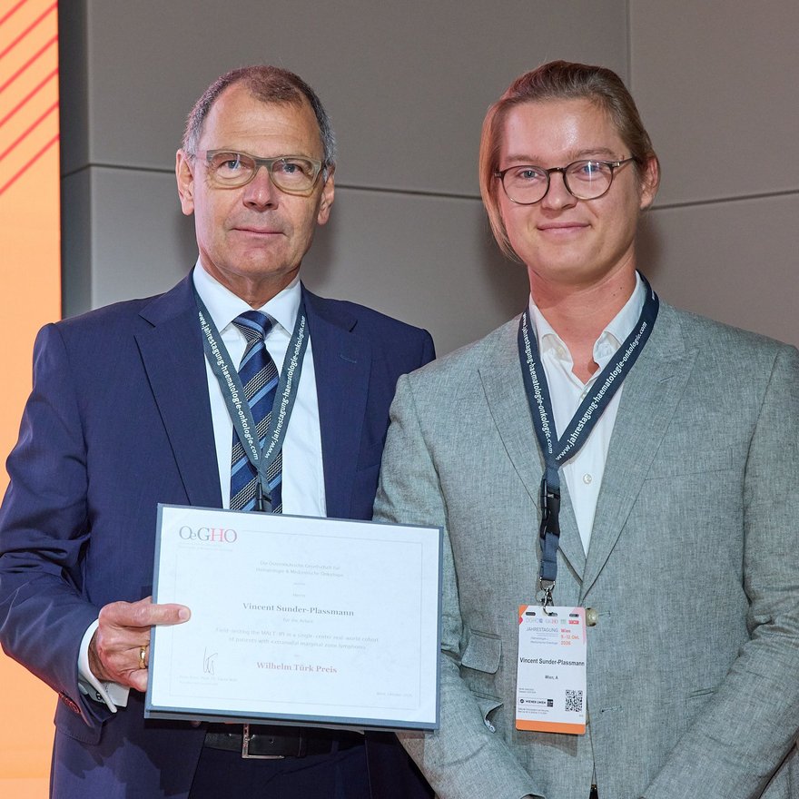 Verleihung Türk-Preis an Vincent Sunder-Plassmann