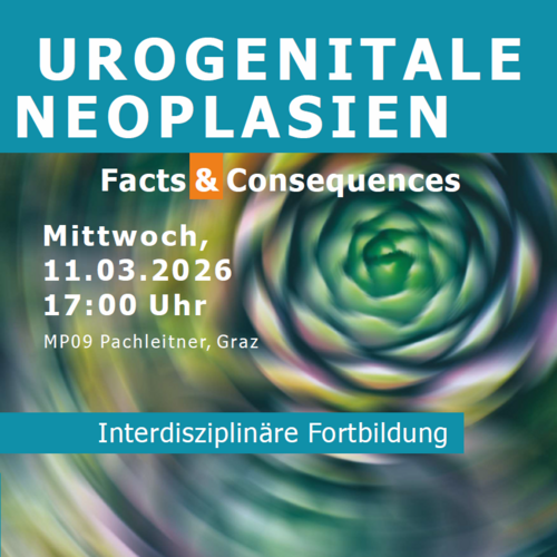 Ankündigungsbild für die Veranstaltung "Urogenitale Neoplasien"