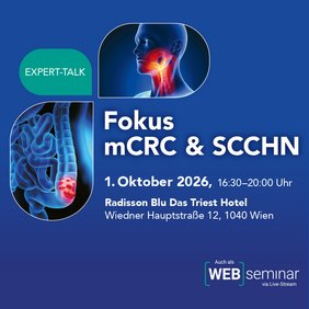 Ankündigung Veranstaltung Fokus MCRC & SCCHN