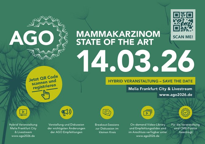 Ankündigung AGO Mammakarzinom - State of the Art