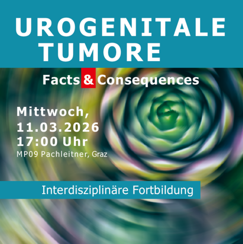 Teaserbild für die Veranstaltung "Urogenitale Tumore - facts & consequences 2026"