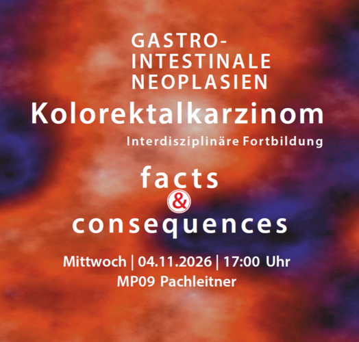 Ankündigung Kolorektalkarzinom facts & consequences 26